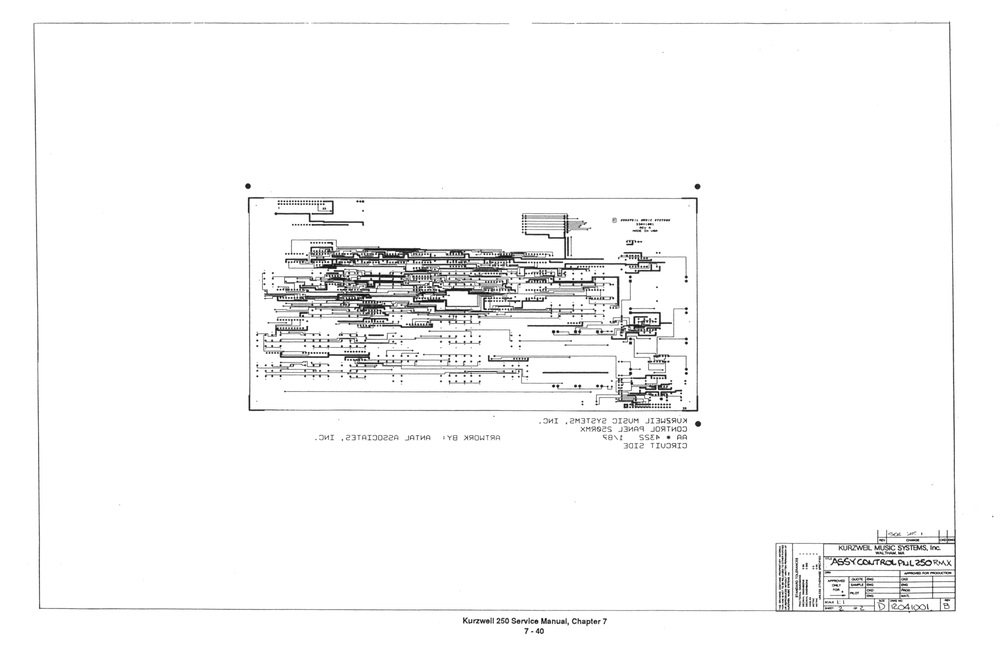 Assembly Control Panel Board (RMX), 2 sheets - Sheet 2